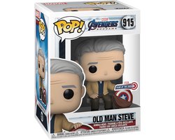 Funko Pop! Marvel: Avengers End Game - Old Man Steve #915 Year of the Shield Amazon Exclusive [Box c
