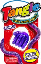 Tangle Jr. Sparkle Purple - Fidget Toy - Paars - Voor jongens en meisjes - Geschikt vanaf 3 jaar