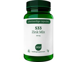 AOV 533 Zink Mix - 60 vegacaps - Mineralen- Voedingssupplement - 60 stuks
