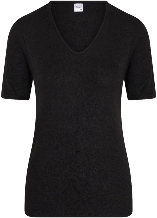 Beeren Dames Thermo Shirt korte mouw - Zwart - maat XL