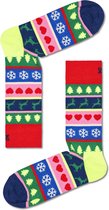 Happy Socks Christmas Stripe Sock - unisex sokken - Unisex - Maat: 36-40