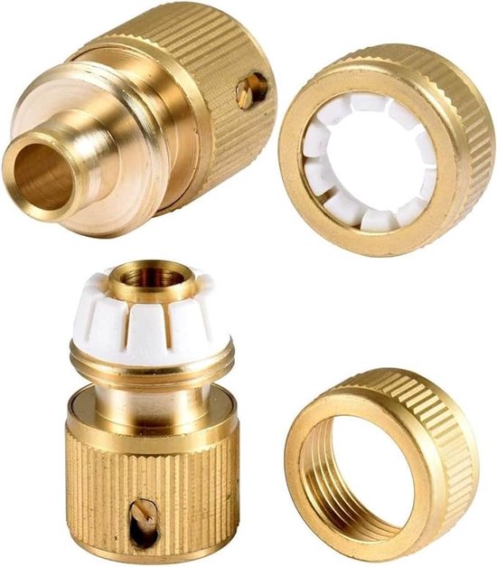 slangkoppeling set / Verdeler Slangkoppeling - HOOGWAARDIGE MATERIALEN - Tuinslangverbindingsstukken, van VijverTechniekShop — afbeelding 2
