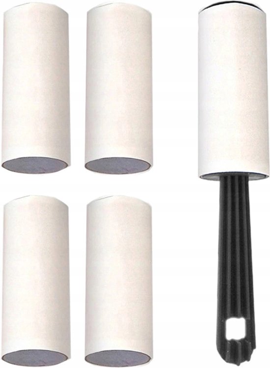 Pack économique de rouleaux adhésifs 1 rouleau + 4 rouleaux de recharge supplémentaires - Kattenrolle