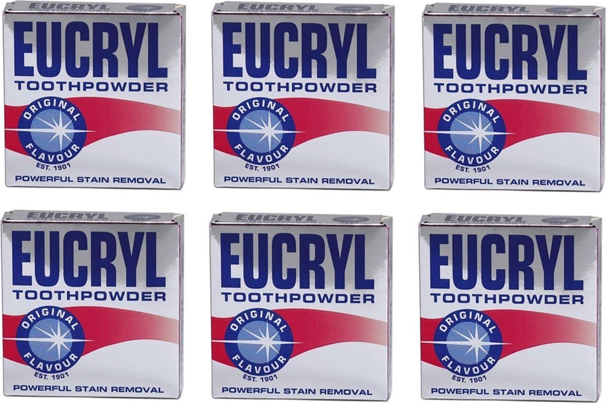 Eucryl Tandpoeder - Original - Voordeelverpakking - 6 x 50g