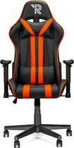 Bol.com Ranqer Felix Gamestoel - Gaming Chair / Gaming Stoel - Ergonomische Bureaustoel - Verstelbaar armleuningen - Zwart / Oranje aanbieding