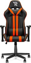 Ranqer Felix - Chaise Gaming  - Chaise Gamer - Siège gaming - Dossier et Accoudoirs réglables - Noir / Orange