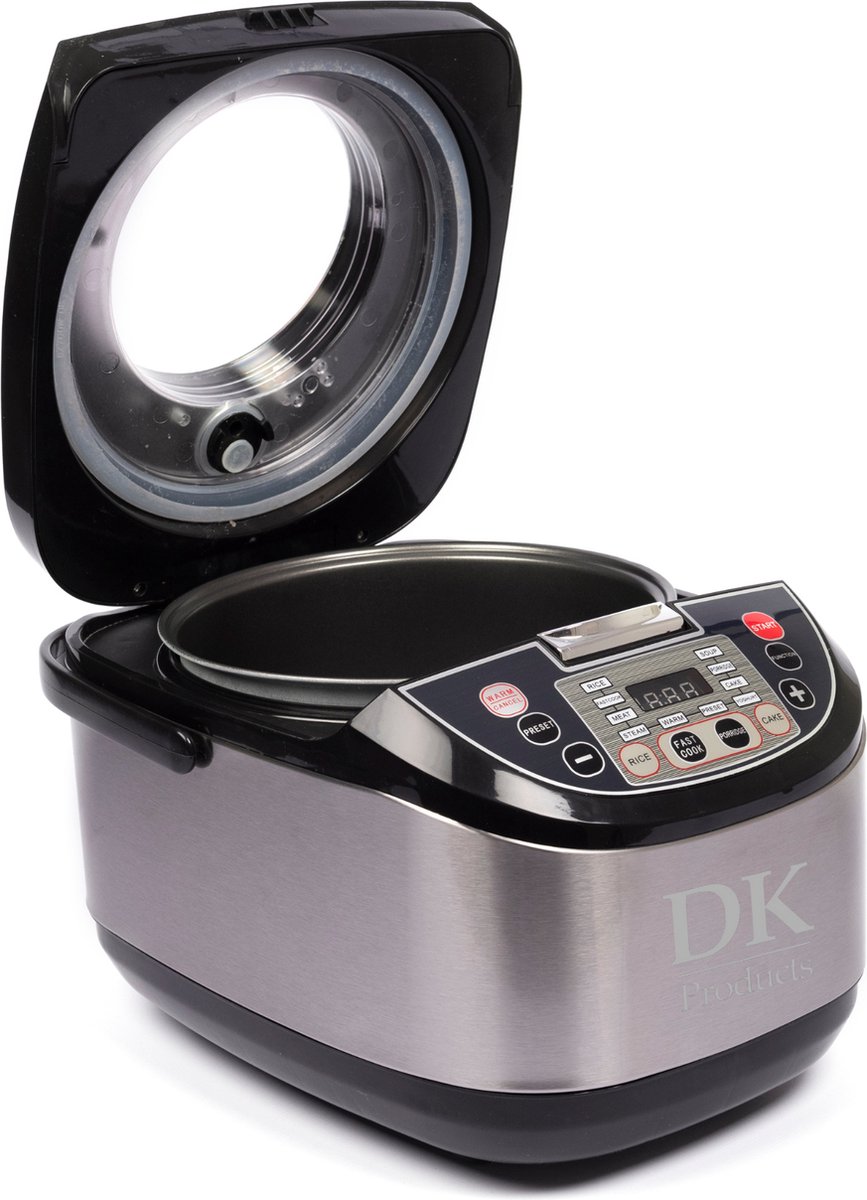 Afbeelding 3 van DKProducts Multicooker - zilver -5 Liter - Multicooker 10-in-1 - snelkookpan - rijstkoker - slowcooker - stomer - Snelle Service en Top kwaliteit
