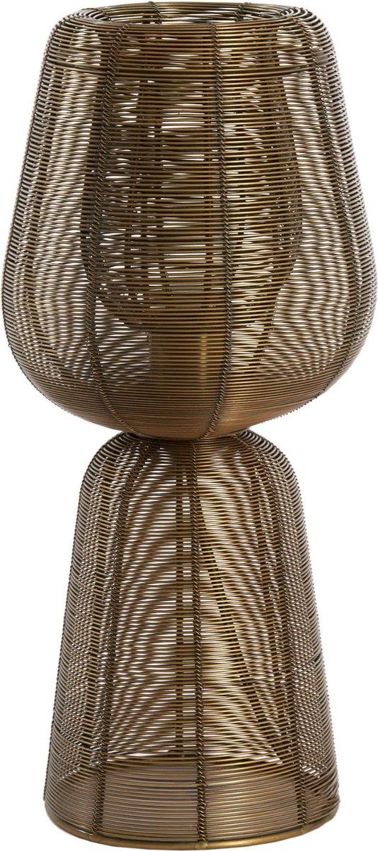 Light & Living Tafellamp Aboso - Brons - Ø18cm - Modern