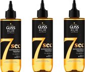 Gliss 7 sec Express Repair Treatment Oil Nutritive - 3 x 200 ml