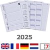 Kalpa 6206-25 A5 Diary Inleg 1 Week per 2 Paginas NL 2025