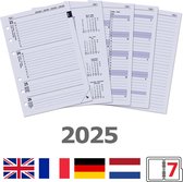 Kalpa 6206-25 A5 Diary Inleg 1 Week per 2 Paginas NL 2025