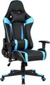 Professionele Gaming Stoel -Ultiem Comfort voor Gamers-2D Armleuningen, In Hoogte Verstelbaar, Rugleuning 180º, Gaszuiger Klasse 3, Tot 120kg, Blauw