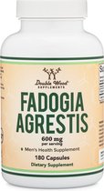 Double Wood Fadogia Agrestis - 180 vegan capsules - 300 mg - supplement - XL verpakking