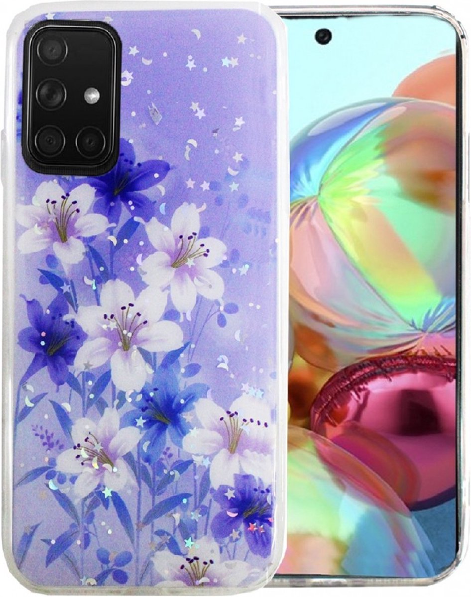 Silicone/TPU back cover print Geschikt voor Samsung Galaxy A71 (5)