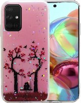 Silicone/TPU back cover print Geschikt voor Samsung Galaxy A71 (2)