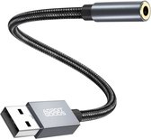 AdroitGoods USB-A vers 3,5 mm Aux Audio-Adaptateur - Carte son USB externe (3D) - Carte son - USB 5.1