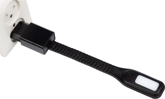 Cazy Leeslampje voor Boek - Oplaadbare USB LED Bureaulamp / Nachtlampje - Verstelbaar Leeslampje met Klem - 12 uur Batterijduur - Verschillende Lichtstanden - Zwart - 2 stuks van Cazy — afbeelding 2
