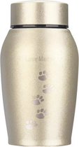 Honden urn | 250 ml | champagne | Tekst: In love memory