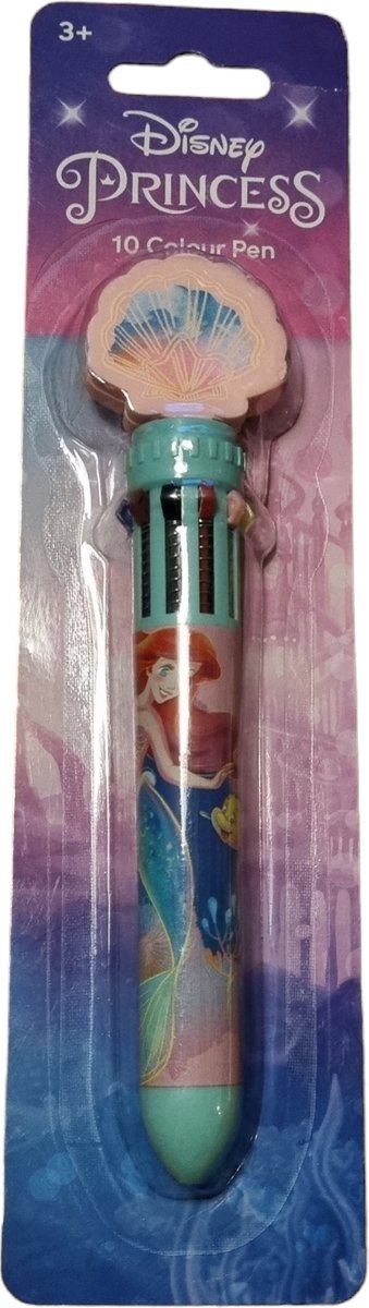 Disney Princess 10-Kleurenpen - Pen - Balpen - Kleurenpen- Regenboog pen - Schoolspullen