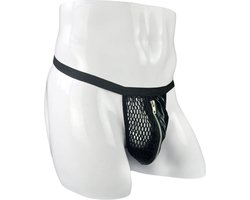 String-Heren-Visnet-Erotisch-Rits-Elastisch-Zwart-Goedkoop-Opwindend-Sexy