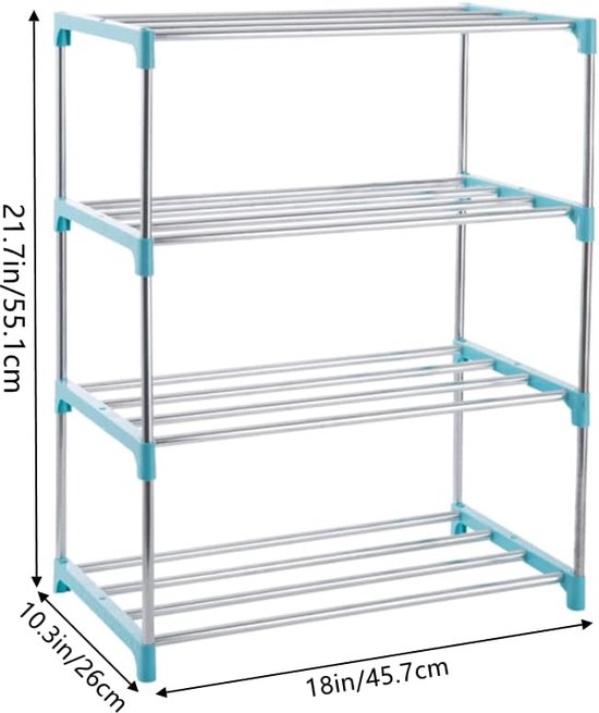 Klein Schoenenrek, Stapelbaar Schoenenrek 3 Niveaus Schoenenmagazijnopslag Lichtgewicht Schoenenrek Opslag Stevige Smalle Schoenenplank Voor Kast Hal Klein Schoenenrek, Stapelbaar Schoenenrek 3 Niveaus Schoenenmagazijnopslag Lichtgewicht Schoenenrek Opslag Stevige Smalle Schoenenplank Voor Kast Hal