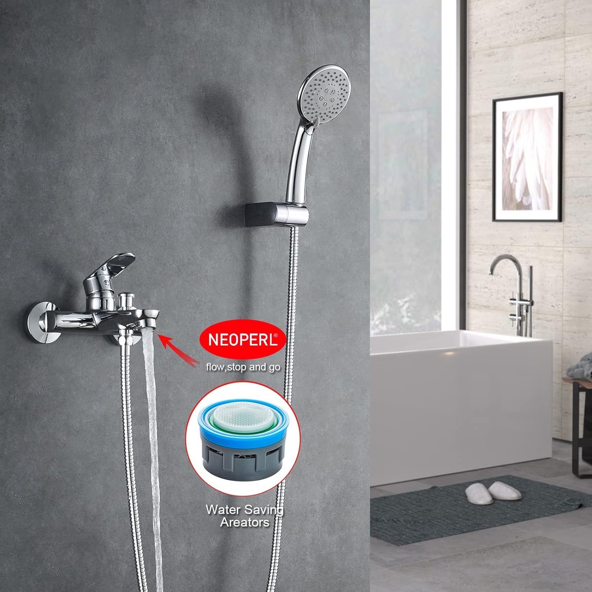 Shower de douche Grifema Berlin MonoMando avec Hose d'artichaut et