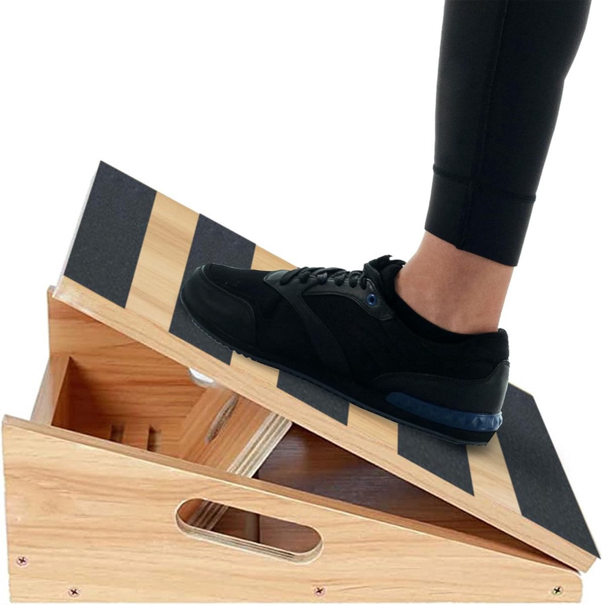 Kuitstretcher van hout, professionele schuine plank, kuitstretcher