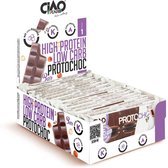 Ciao Carb |   ProtoChoc | Voordeelpakket | 15 x 35 gram  | Low carb snack  | Eiwitrepen | Koolhydraatarme sportvoeding | Afslanken met Proteïne repen | Snel afvallen zonder hongergevoel!