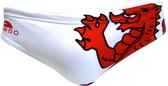 Turbo Wales Dragon Zwemslip Wit 2XL Man