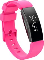 Bandje geschikt voor Fitbit Inspire HR - Maat S - Bandje - Horlogebandje - Siliconen - Roze