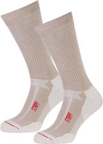 STAPP boston Chaussettes de marche Chaussettes de randonnée Sturdy Coolmax - beige - Taille 35-38 - Lot de 3