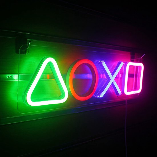 Actania LED Neon Game Icon - Décoration - Chambre - LED de haute qualité -  ABS 