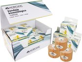 Mobiclinic StrengthTape Mobitape Display - 12 Pièces - 5cm x 5m - Étanche - Tape de Kinésiologie - Bandage Neuromusculaire