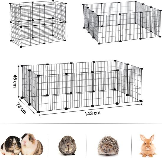 Enclos Petits Animaux Cage pour petits animaux Enclos libre DIY