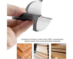 Forstnerboren Set 10-delig – Ø15 t/m Ø60 mm – Houtboren voor Hardhout, MDF, Spaanplaat en Meer – Inclusief Opbergdozen
