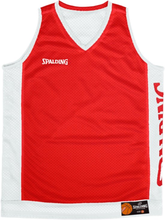 Spalding Reversible Shirt Heren - Rood / Wit | Maat: 3XL