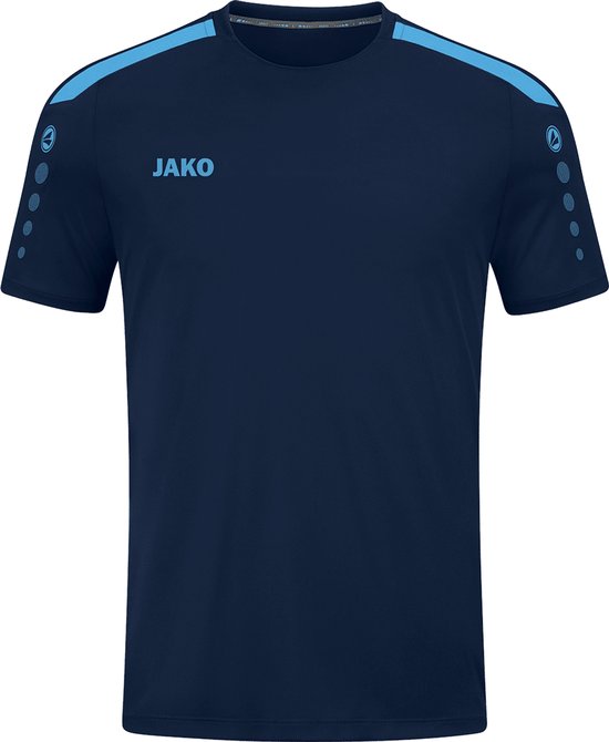 JAKO Shirt Power Korte Mouw Marine-Blauw Maat 4XL