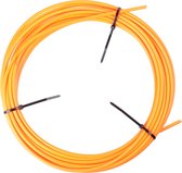 Schakel buitenkabel Elvedes met voering 30 meter / Ø4,2mm - neon oranje (30 meter in doos)