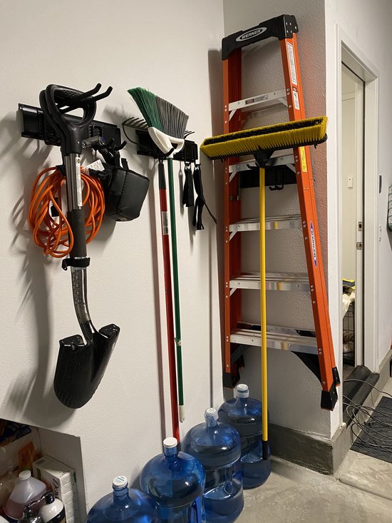 SODEAL Luxe Gereedschapshouder- Tuingereedschap Ophangsysteem - Fiets Ophangsysteem - Bezem Ophangsysteem - Skirek van SODEAL — afbeelding 2