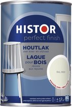 Histor Perfect Finish Houtlak Hoogglans - Krasvast & Slijtvast - Dekkend - 1.25L - RAL 9001 - Wit