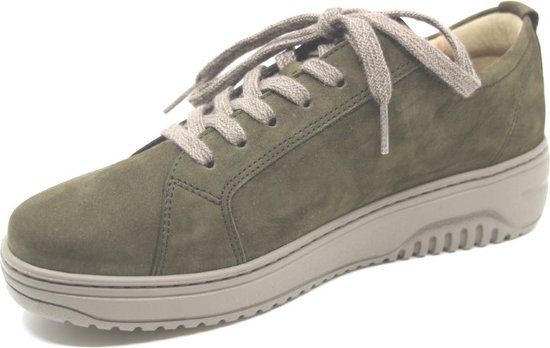 Hartjes, 162.1707, 162.1707/29 91.00, Olijf groene sneaker wijdte K | bol