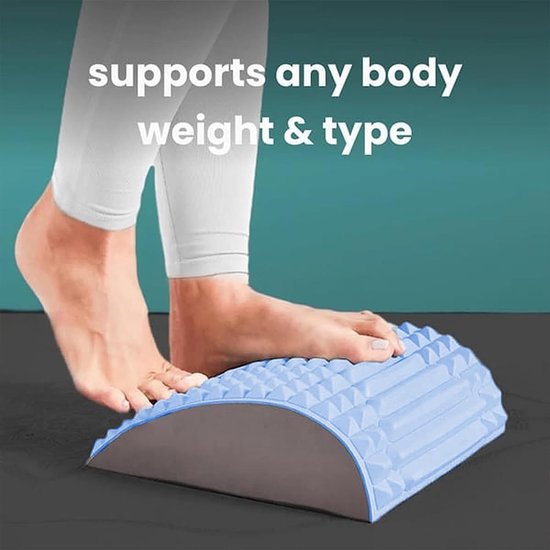 Coussin D’étirement Lombaire Et Cervical – Coussin Ergonomique EVA – Pour Dos, Cou, Hernie Discale, Mauvaise Posture