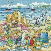 Heritage Crafts Sandcastle borduren (pakket) 1624A