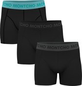 MONTCHO - Dazzle Series - Boxershort Heren - Onderbroeken heren - Boxershorts - Heren ondergoed - 3 Pack - Premium Mix Sky - Heren - Maat L