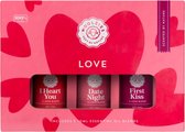 Woolzies LOVE Collection Essential Oil Blend Set of 3 | Incl. I Heart You , Date Night & First Kiss essential oils.