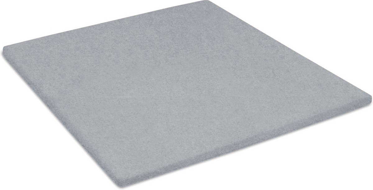 Eleganzzz Topper Hoeslaken 180gr m2 Hoogwaardig Flanel Licht Grijs Hoeslaken 180x200cm Flanellen Topper Hoeslakens Lits Jumeaux