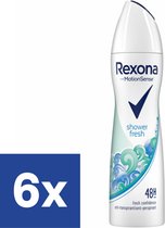 Rexona Shower Fresh deo Spray - 6 x 150 ml