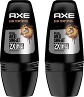 Axe Deo Roller - Dark Temptation Dry - 2 x 50 ml