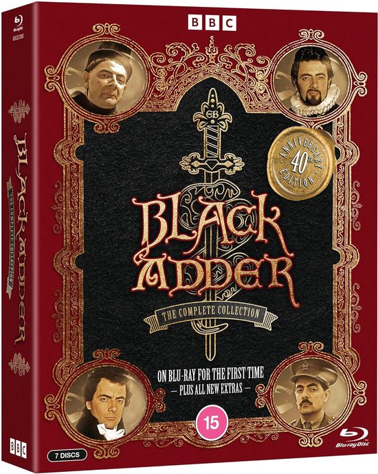 Foto: Blackadder the complete serie blu ray import zonder nl