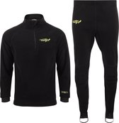 Legendfossil Thermaltec 200 - Fleece - Thermo Ondergoed - Maat M - Set - Thermo shirt - Thermo Broek - Wintersport - Zwart